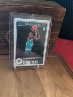 2023-24 NBA Hoops Holiday Brandon Miller Rookie Card Hornets